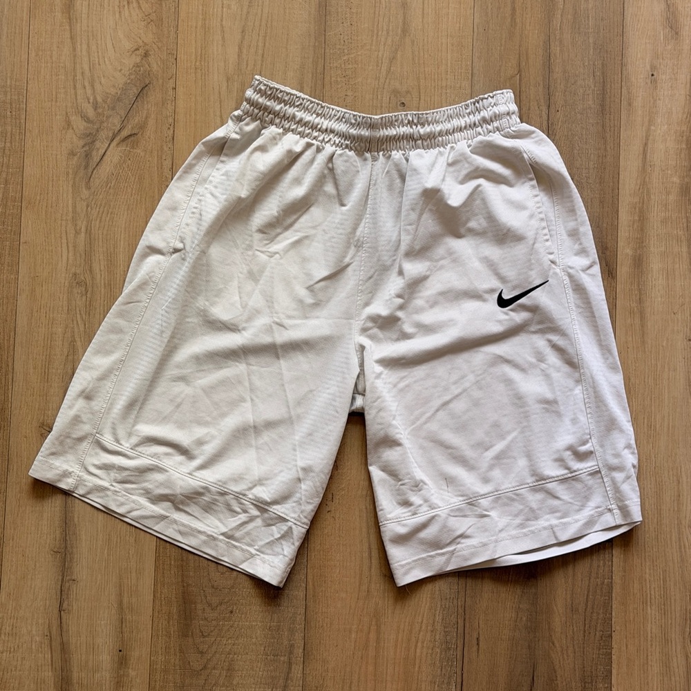 Nike Men's Athletic White Shorts